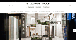 Desktop Screenshot of italgranitigroup.com